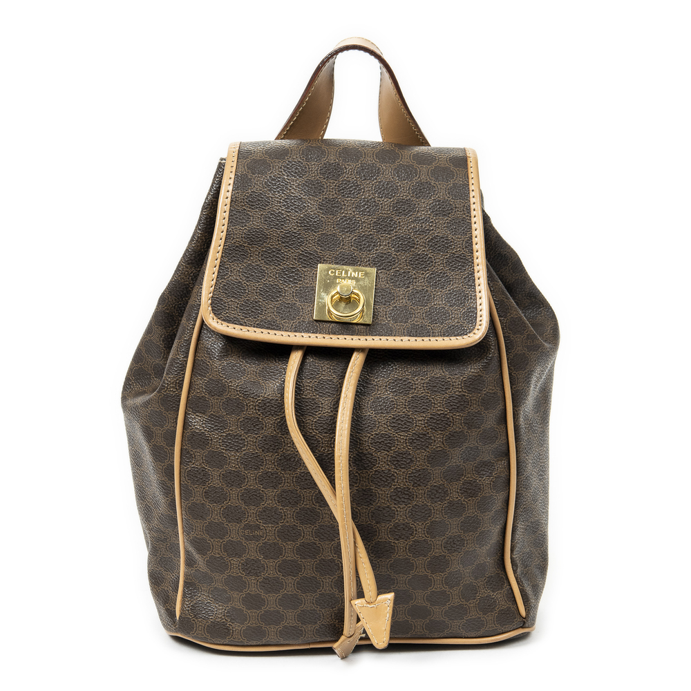 Celine Small Flap Drawstring Backpack - Picture 1 of 10